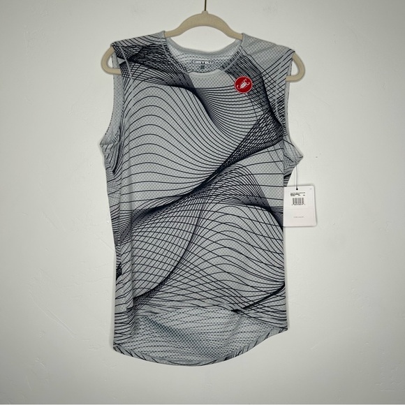 Castelli Other - NWT Castelli Mens Gray Navy Sleeveless Cycling Tank Top Size 2XL